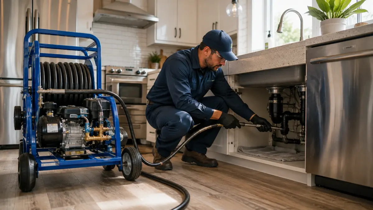 Kitchen Drain Hydro Jetting in Temple City