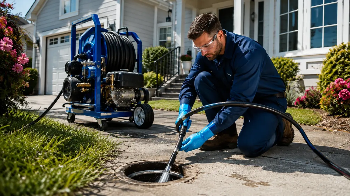 Residential Hydro Jet Drain Cleaning in Temple City