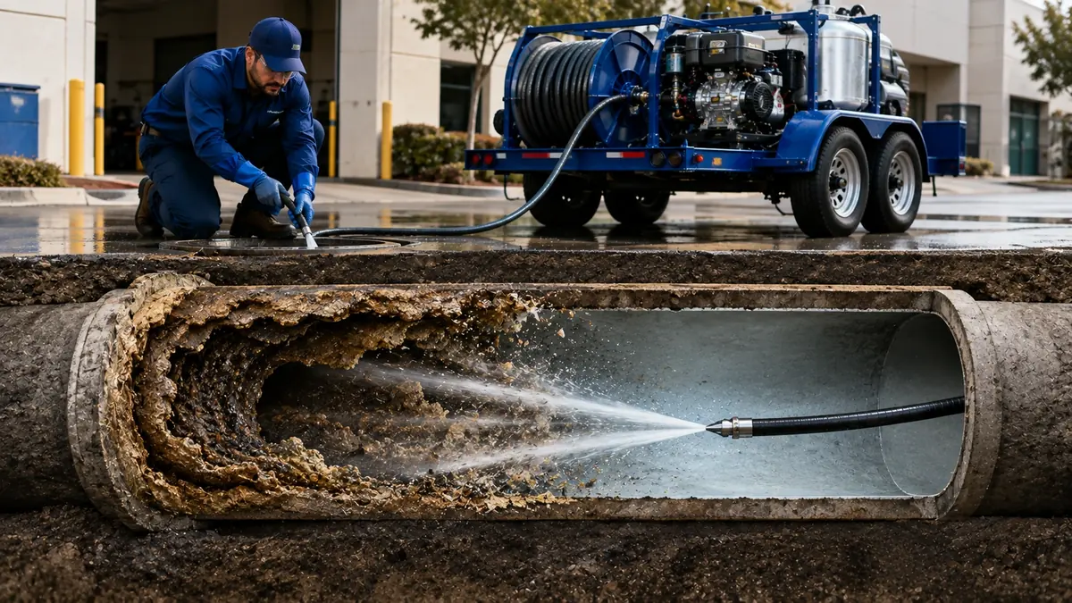 Sewer Pipe Descaling in Temple City